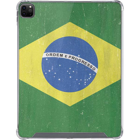 Brazil Flag Distressed iPad Cases
